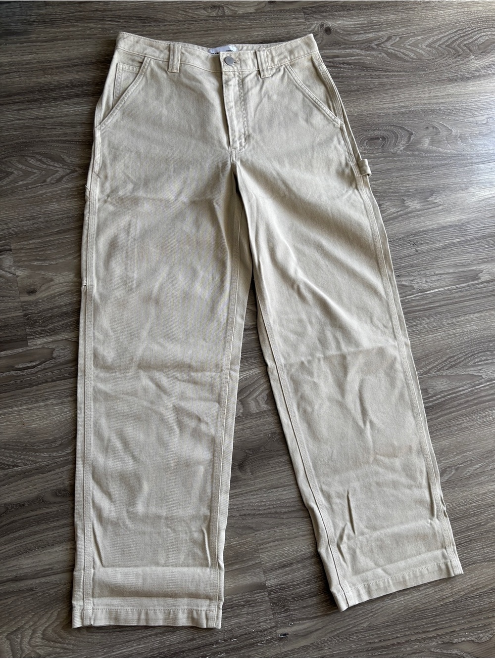 TNA Women's Cream Cargo Work Pants